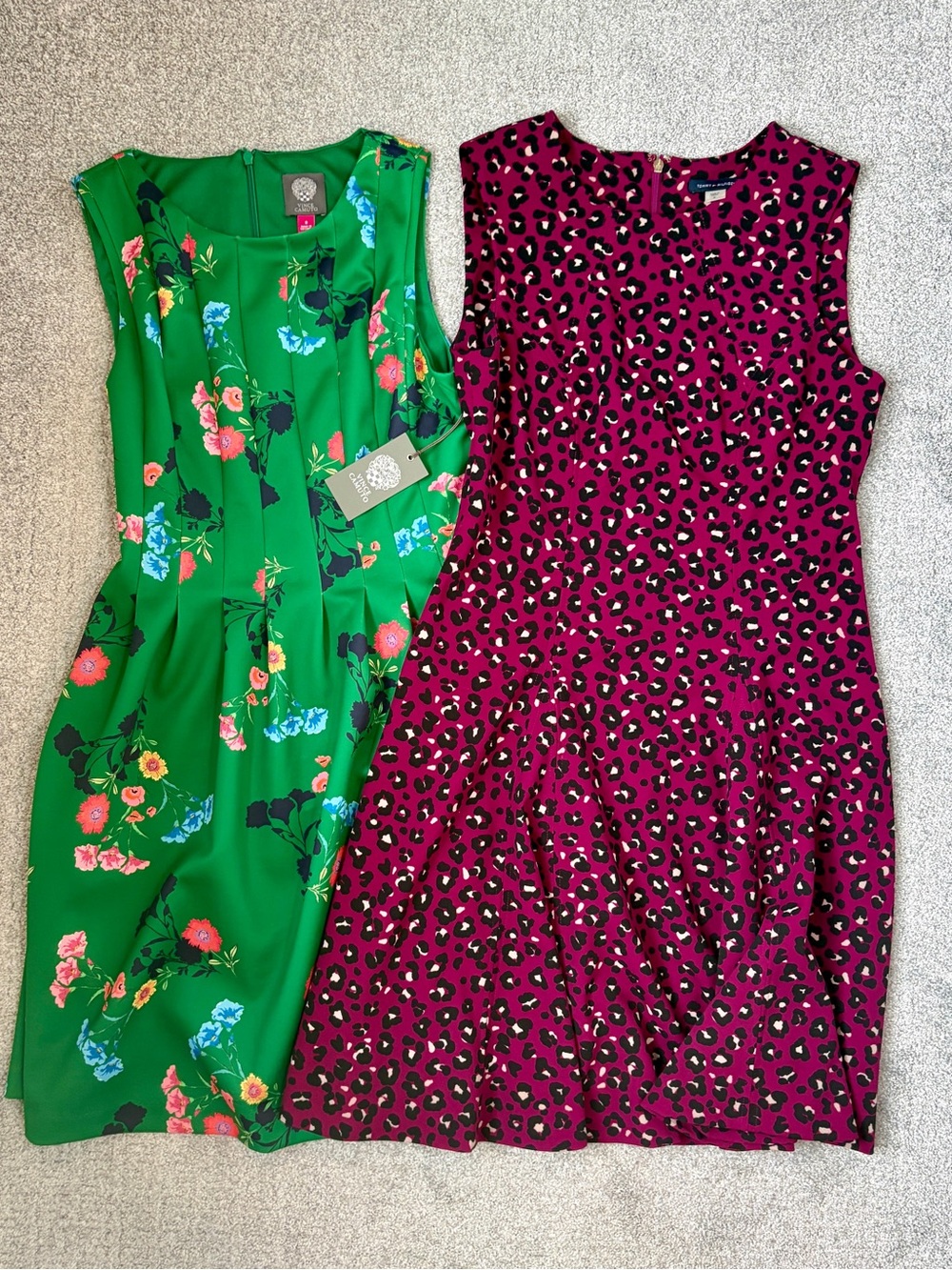 Dress Size 8 Bundle- Good For Work- Green Vince Camuto & Purple Tommy Hillfiger